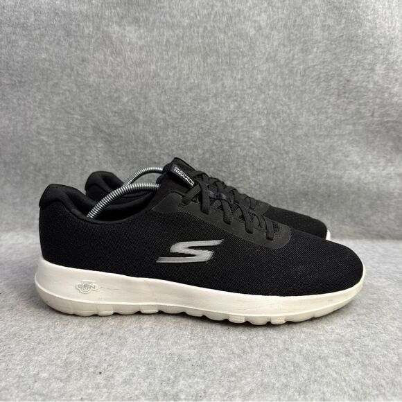 Skechers Shoes Womens Size 9 Go Walk Joy Black Comfort Running Sneakers 179021 - Picture 4 of 9